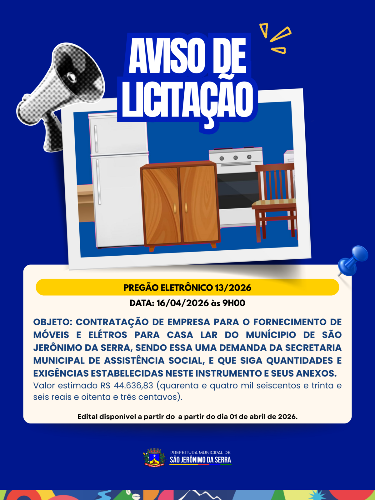 aviso-de-licitacao-pregao-eletronico-132026