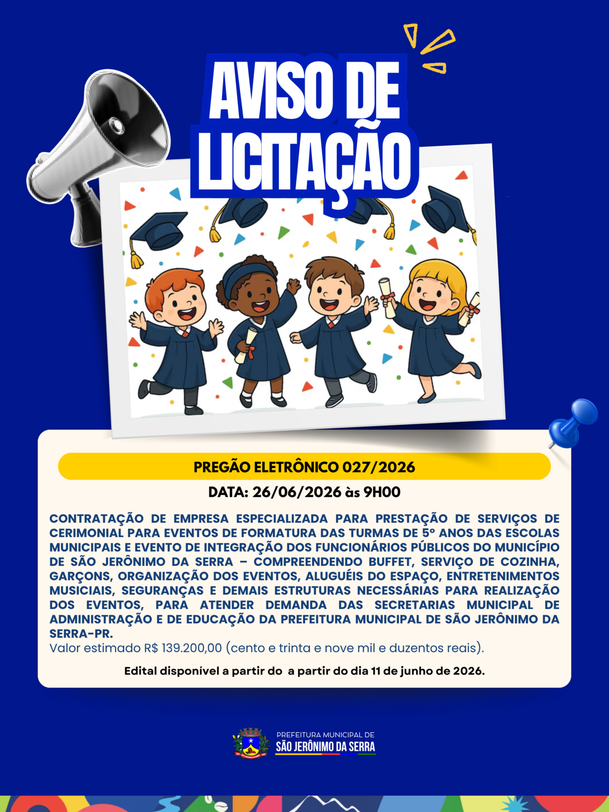 AVISO DE LICITAÇÃO! 📣 DISPENSA DE LICITAÇÃO ELETRÔNICA 027/2026