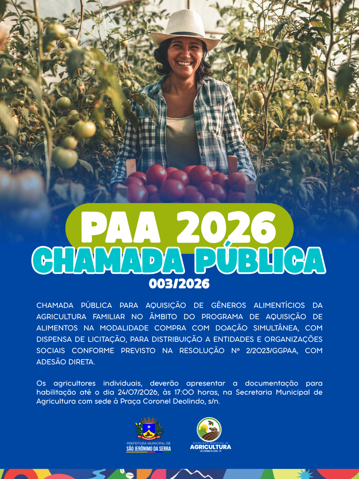 AVISO DE CHAMADA PÚBLICA - Nº 03/2026