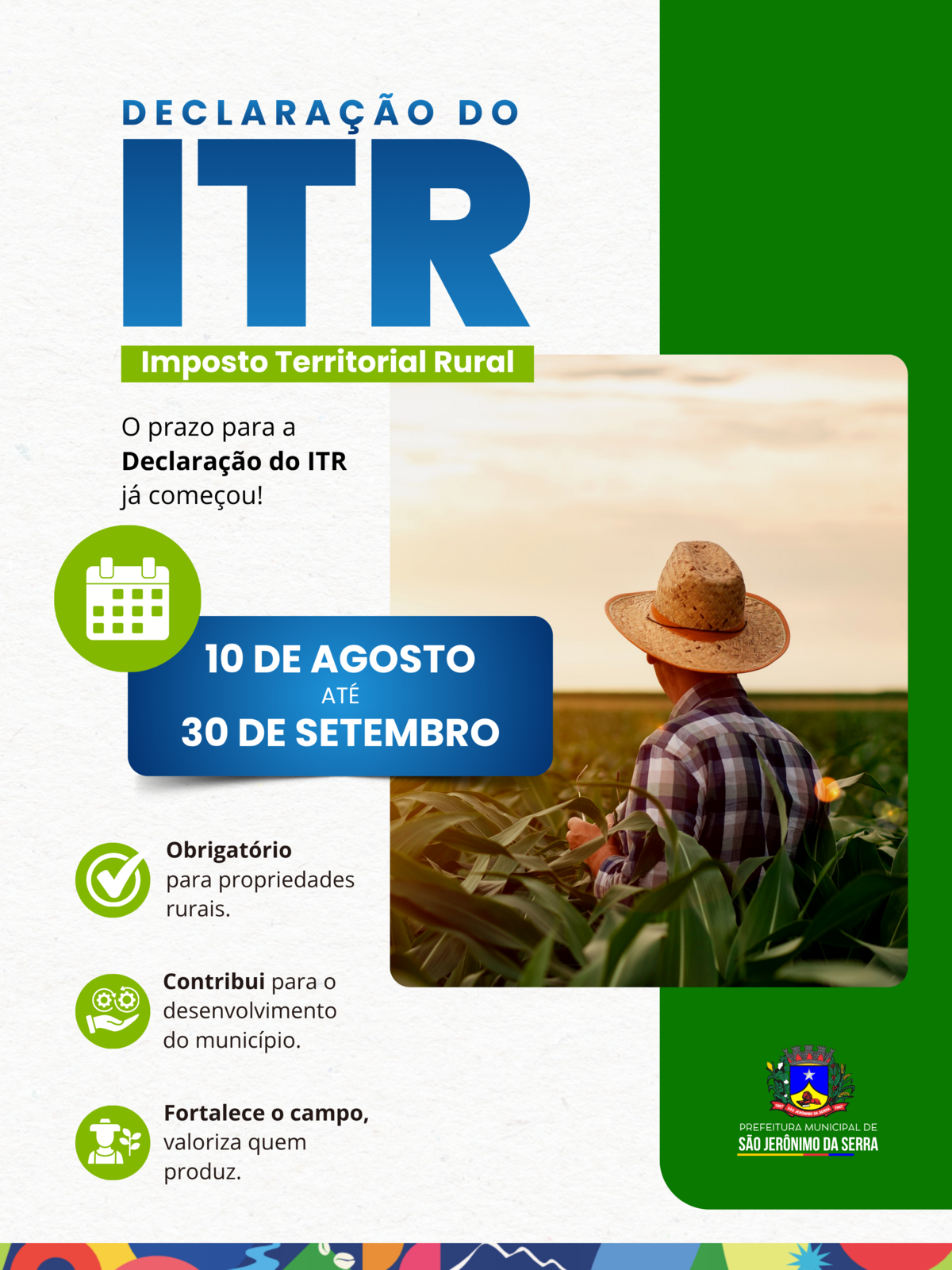 🌱 ITR 2026: Fique atento ao prazo da declaração!